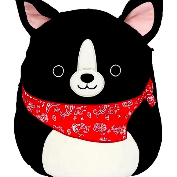 squishmallow Other - NWT Teddy Squishmallow 12 inch with red bandanna